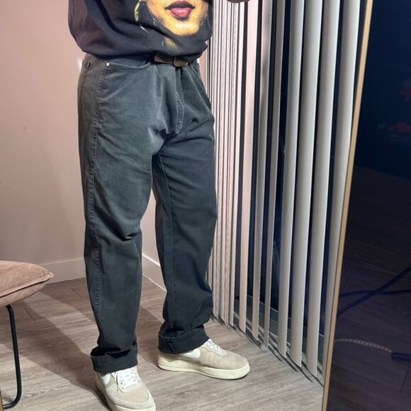 Ermenegildo Zegna Charcoal Straight Jeans US 36 - Picture 7 of 13